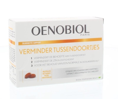 Foto van Oenobiol silhouette verminder tussendoortjes pastilles 50st via drogist