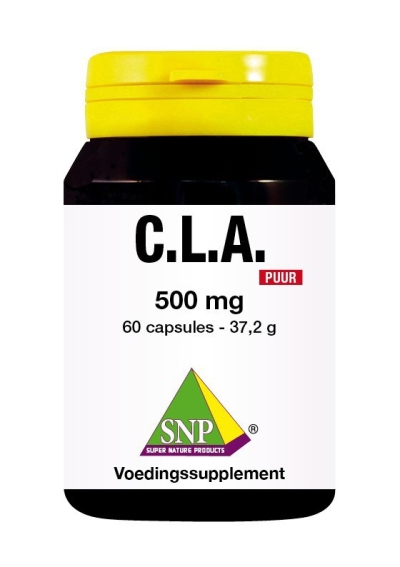 Foto van Snp cla 500 mg puur 60ca via drogist