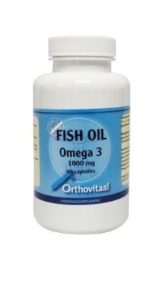 Foto van Orthovitaal omega 3 visolie 1000mg 60cap via drogist