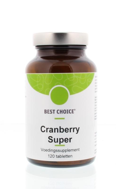 Foto van Best choice cranberry super 120tab via drogist