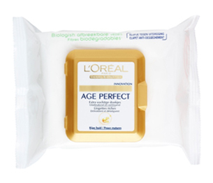 Foto van L'oréal paris age perfect tissues 25st via drogist