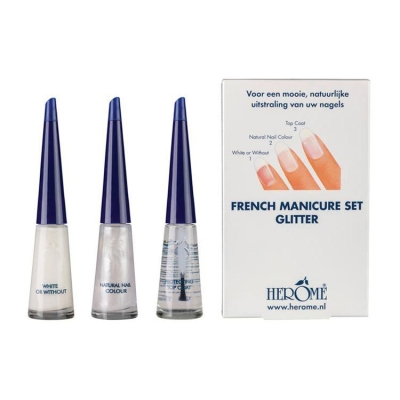 Herome french manicure glitter 3x10ml  drogist