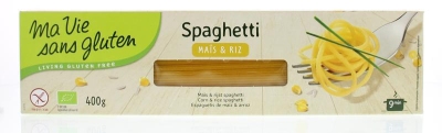 Foto van Ma vie sans spaghetti mais & rijst 400g via drogist