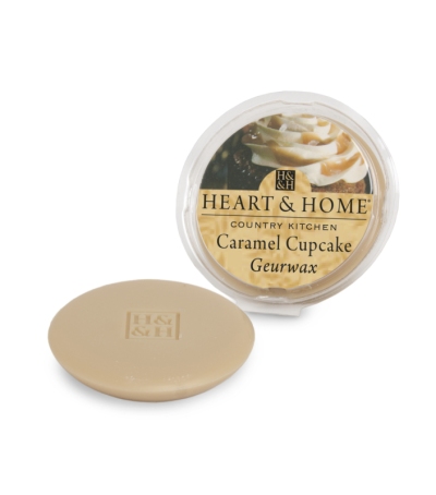 Foto van Heart & home geurwax - caramel cupcake 1st via drogist
