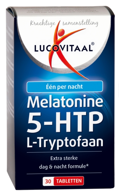 Foto van Lucovitaal melatonine 5-htp l-tryptofaan 30 tabletten via drogist