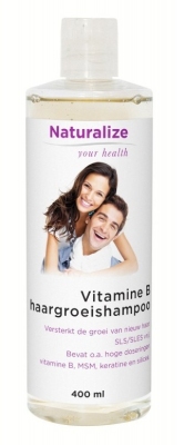 Foto van Naturalize shampoo vitamine b haargroei 400ml via drogist