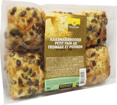 Foto van Zonnemaire kaas mais broodje pompoenpit 300g via drogist