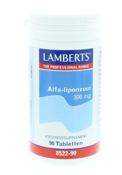 Foto van Lamberts alfa liponzuur 300 mg 90tab via drogist
