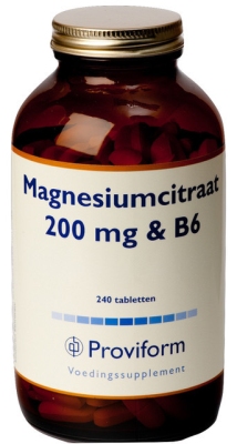 Proviform magnesium citraat 200 mg & b6 240tb  drogist