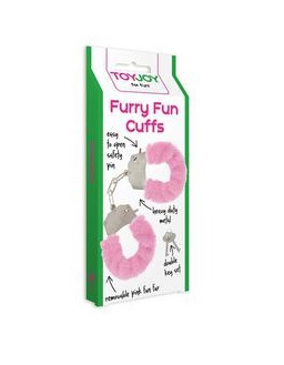 Foto van Toyjoy funny fun cuffs pink plush handboeien 1 stuk via drogist