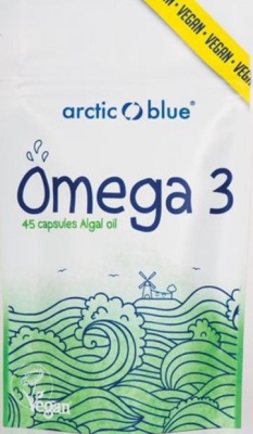 Foto van Arctic blue omega 3 algenolie 45st via drogist