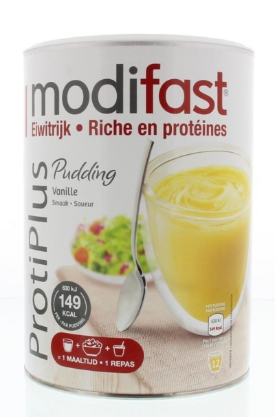Foto van Modifast maaltijdvervanger protiplus pudding vanille 540g via drogist