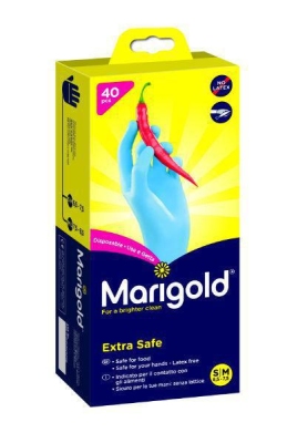 Foto van Marigold handschoen extra safe s/m 40st via drogist