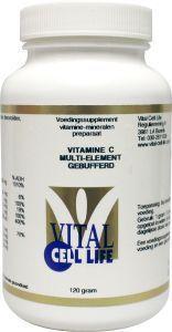 Foto van Vital cell life vitamine c multi element gebufferd poeder 120g via drogist