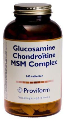 Foto van Proviform glucosamine chondroitine msm 240tab via drogist