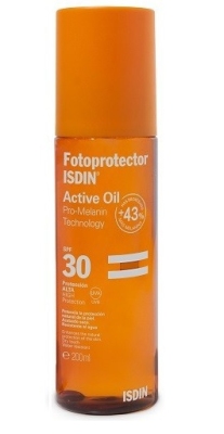 Foto van Isdin fotoprotector active oil spf30 200ml via drogist