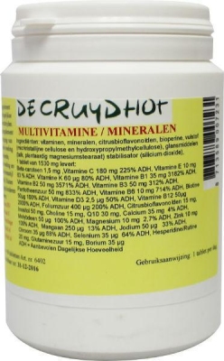 Cruydhof multi vitamine / mineralen slow release 60tb  drogist