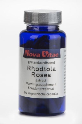 Foto van Nova vitae rhodiola rosea extract 60tab via drogist