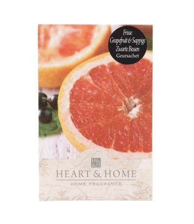 Heart & home geursachet - frisse grapefruit & zwarte bessen 1st  drogist