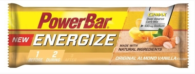 Foto van Powerbar energize bar vanille 55gr via drogist