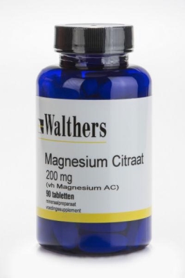 Foto van Walthers magnesium citraat 200mg 90st via drogist