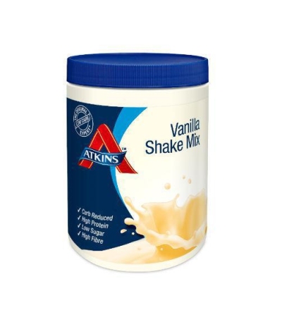 Foto van Atkins advantage shake mix vanille 370g via drogist