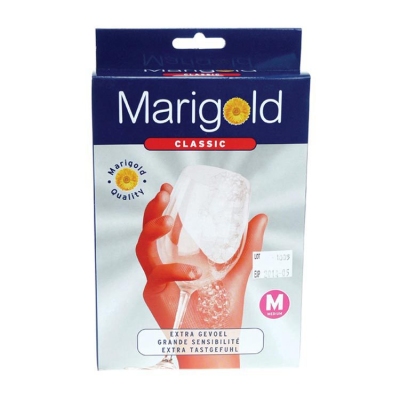 Foto van Marigold handschoen classic medium 7.5 1pr via drogist