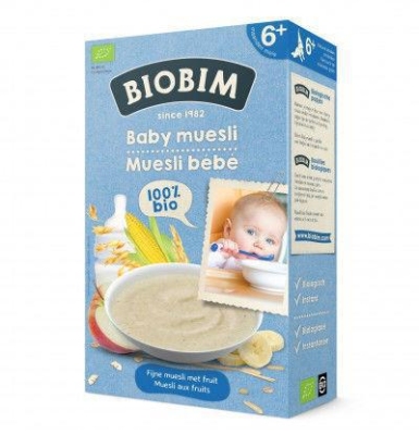 Foto van Biobim baby muesli 300g via drogist