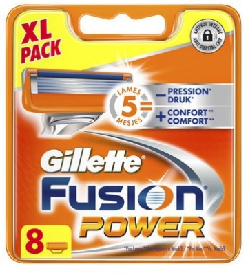 Foto van Gillette fusion power mesjes 8st via drogist