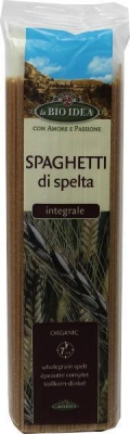 Foto van Bioidea spelt spaghetti 12 x 12 x 500g via drogist