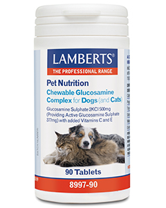 Foto van Lamberts glucosamine voor dieren 90tb via drogist