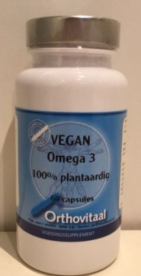 Foto van Orthovitaal vegan omega 3 60ca via drogist