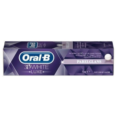 Oral-b tandpasta 3d white luxe parelglans 75ml  drogist