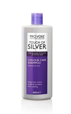 Foto van Pro:voke touch of silver color care shampoo 400ml via drogist