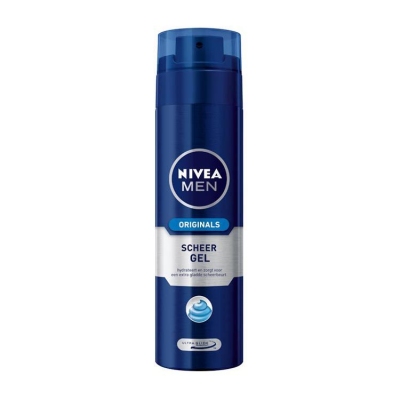 Foto van Nivea scheergel vochtinbrengend for men 200 ml via drogist