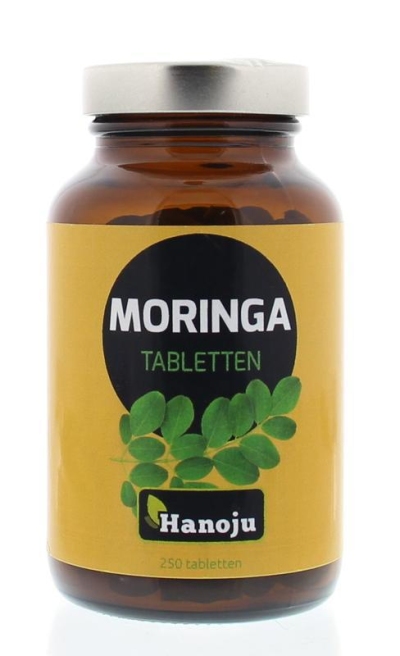 Hanoju moringa oleifera heelblad 500 mg 250st  drogist