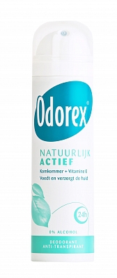 Foto van Odorex deospray active care 150ml via drogist