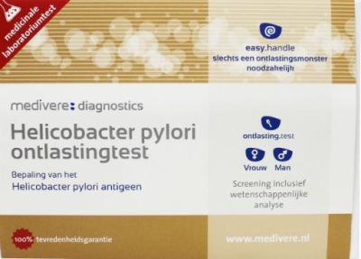 Foto van Medivere helicobacter pylori test 1st via drogist