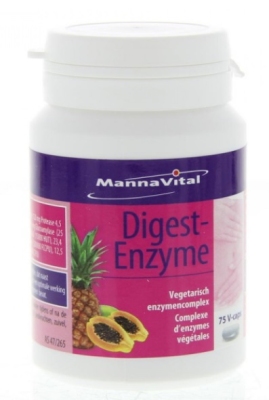 Mannavital digest enzyme 75cap  drogist