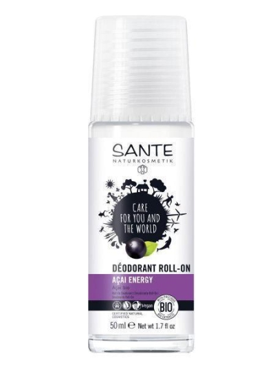 Foto van Sante deodorant roll on acai energy 50ml via drogist