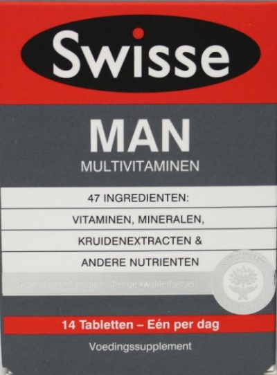 Foto van Swisse ultivite man multivitamine proefverpakking 14st via drogist