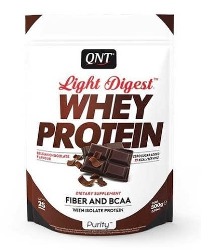 Qnt whey protein belgian chocolate 500gr  drogist