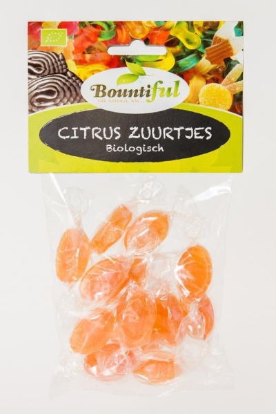 Foto van Bountiful citruszuurtjes 75g via drogist