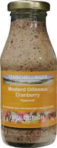 Foto van Terschellinger cranberry mosterd dille saus 250g via drogist