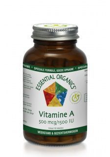 Essential organics vit a retinol acetaat /eo 90 tabletten  drogist