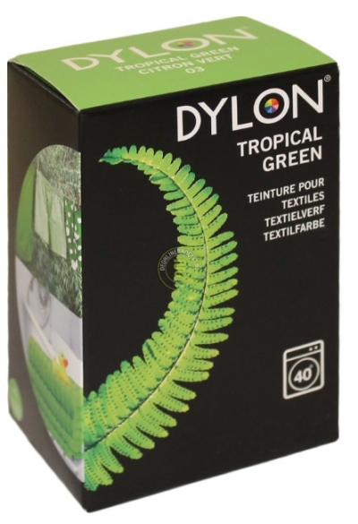 Dylon textielverf 03 tropical green 350g  drogist