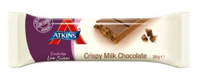 Atkins endulge reep krokant melk chocolade 30g  drogist