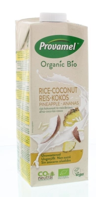 Foto van Provamel drink rijst kokos ananas 1000ml via drogist