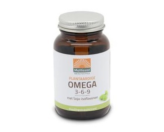 Foto van Mattisson omega 3-6-9 plantaardige soja isoflvonen 60cap via drogist