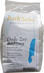 Foto van Bath'seba dode zeezout navulverpakking 1000g via drogist